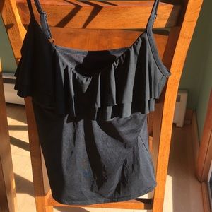 Kenneth Cole Black Tankini top